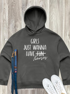 Girls Just Wanna Have Horses Women's Comfort Hood