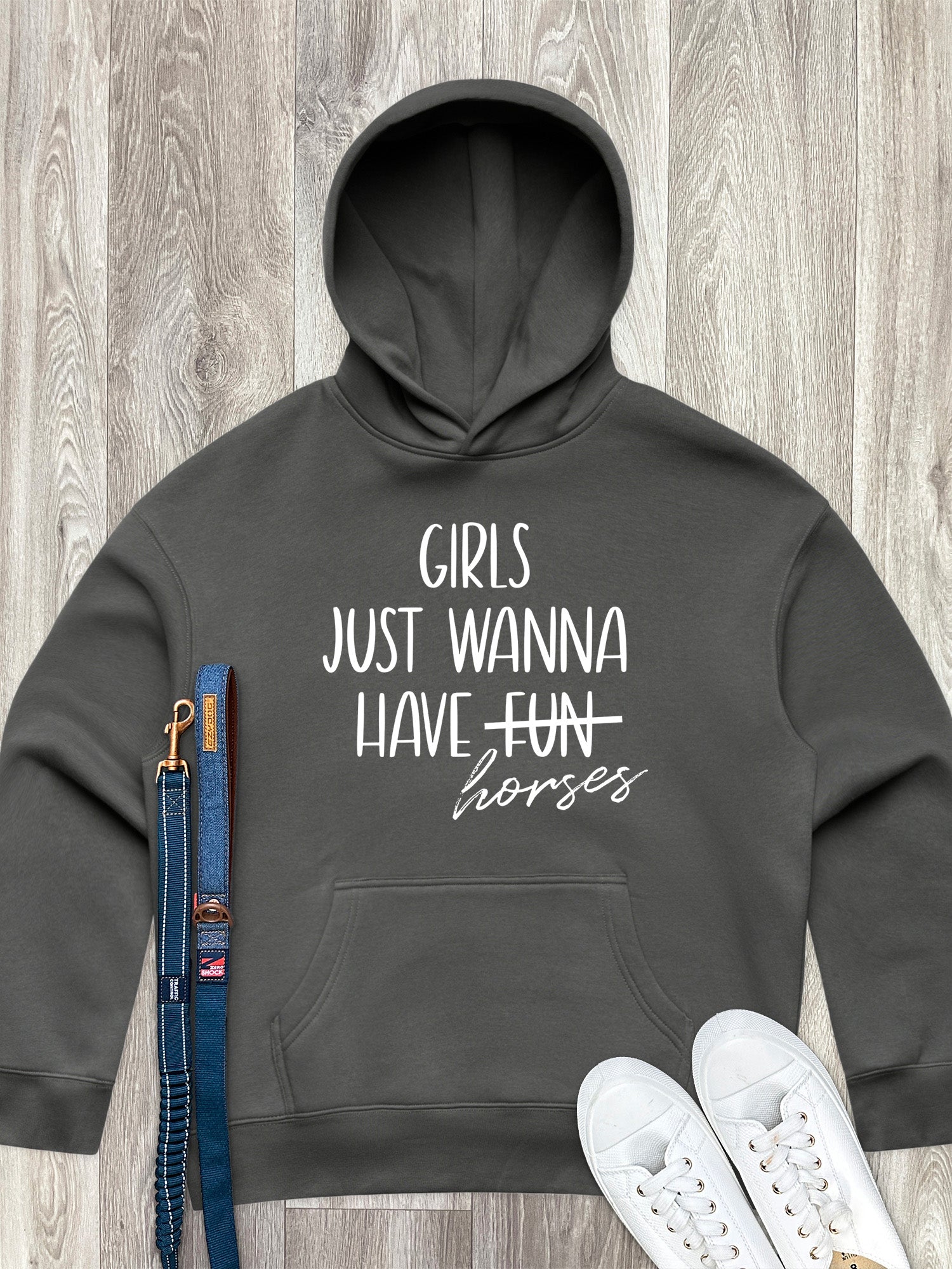 Girls Just Wanna Have Horses Women's Comfort Hood