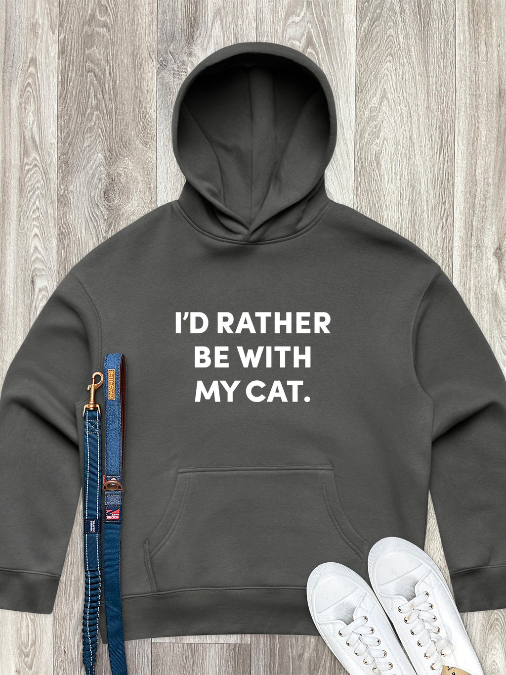 I'd Rather Be With My Cat. Women's Comfort Hood