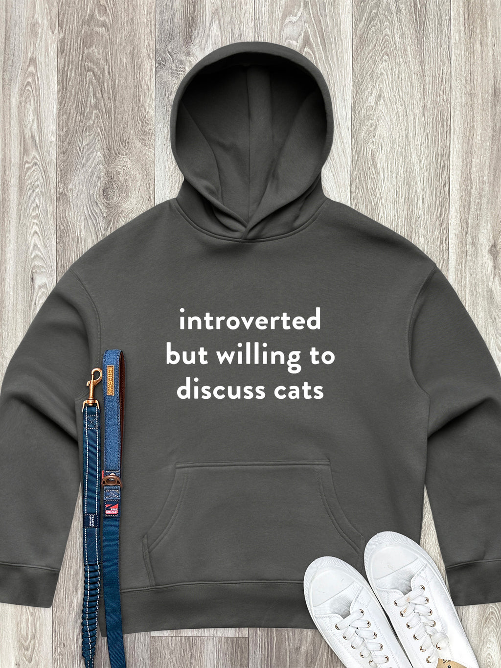 Introverted But Willing To Discuss Cats Women's Comfort Hood