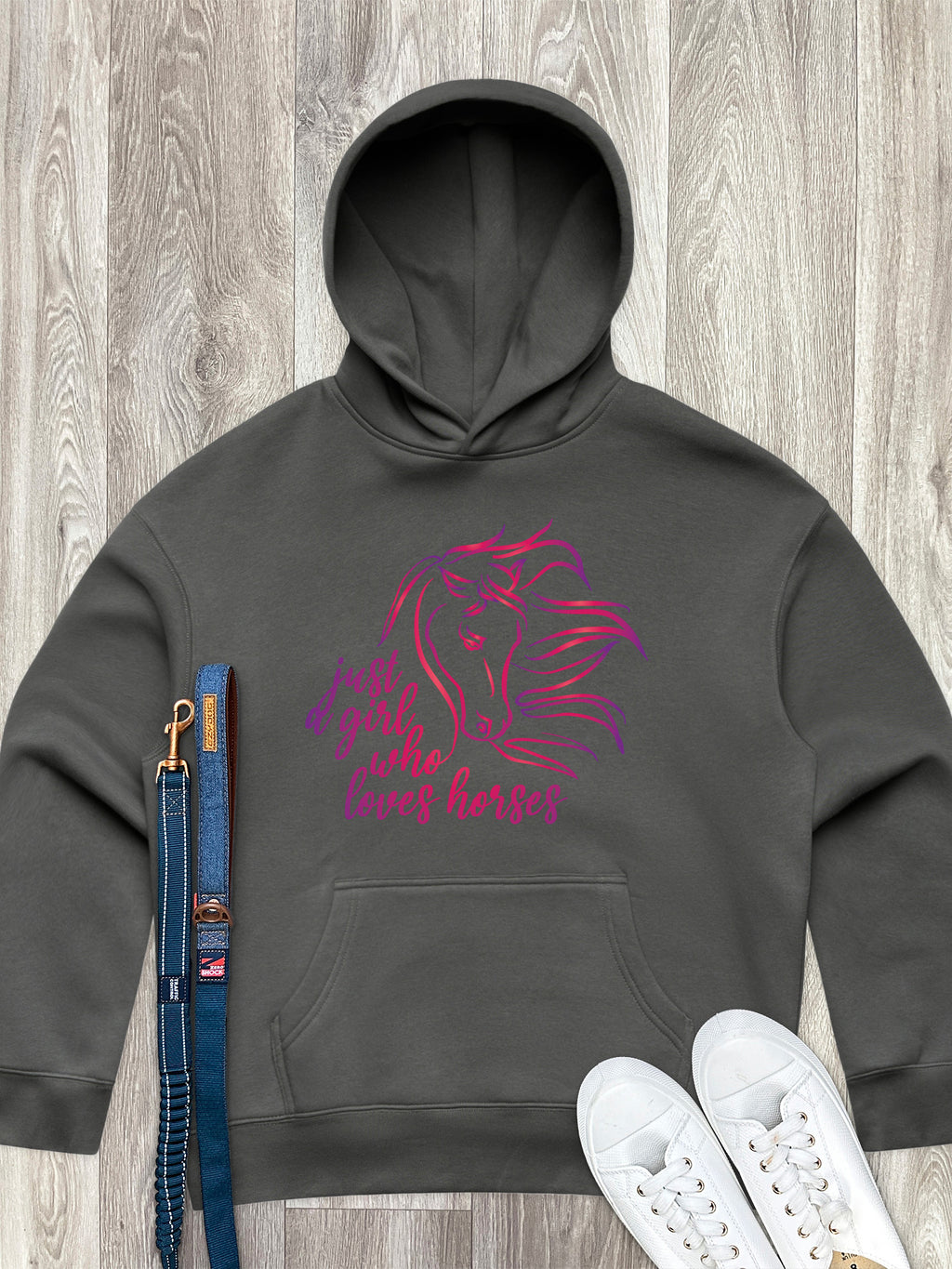 Just A Girl Who Loves Horses Women's Comfort Hood