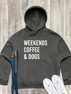Weekends Coffee & Dogs Women's Comfort Hood