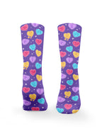 Candy Hearts Crew Socks