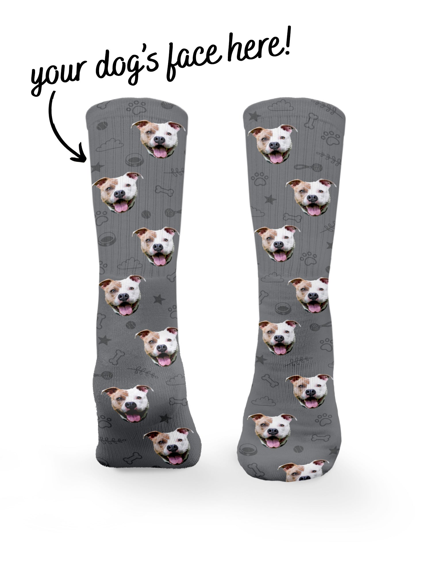 Make socks with your dog's face deals