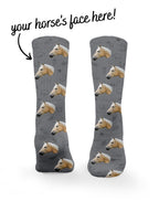 Custom Horse Face Crew Socks