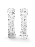 Jack Russell Terrier (Rough Coat) Crew Socks