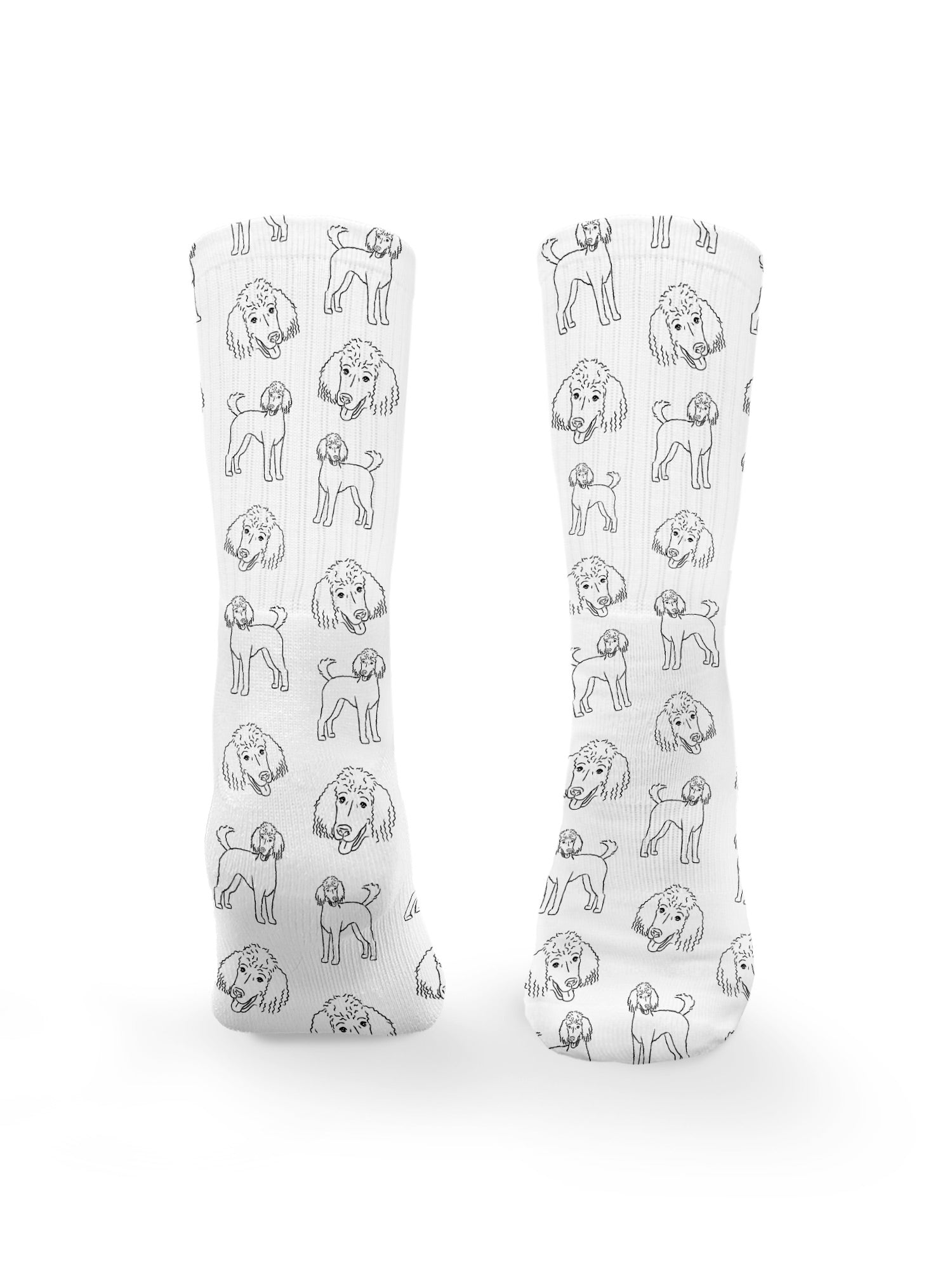 Standard Poodle Crew Socks