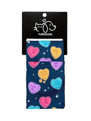Candy Hearts Crew Socks
