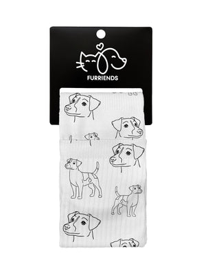 Jack Russell Terrier (Smooth Coat) Crew Socks