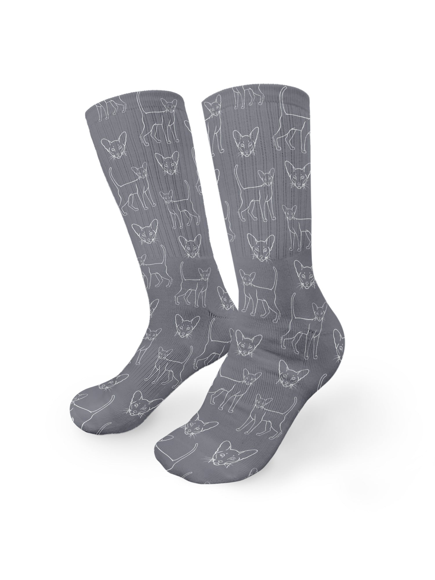 Siamese Crew Socks