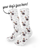 Custom Dog Face Crew Socks
