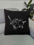 Superb Fairy Wren Linen Cushion Cover