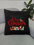 Just A Girl Who Loves Dogs & Christmas Linen Cushion Cover