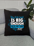 My Fish Tank Is Big Enough Linen Cushion Cover