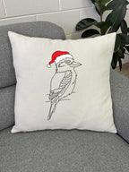 Kookaburra Christmas Edition Linen Cushion Cover