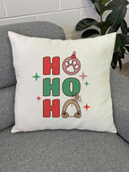 Ho Ho Ho Linen Cushion Cover