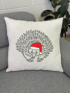 Echidna Christmas Edition Linen Cushion Cover