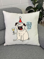 'Tis The Season Linen Cushion Cover