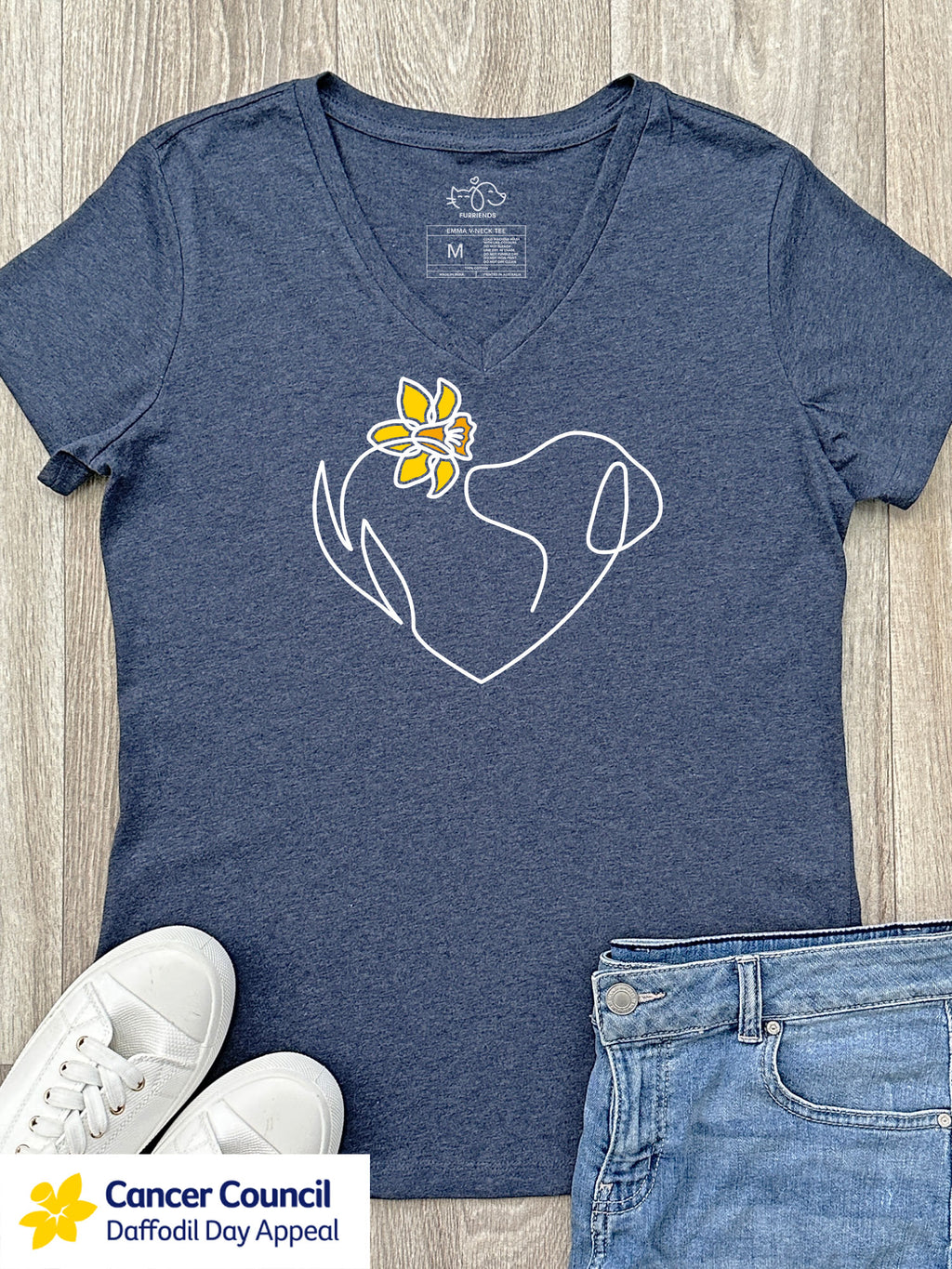 LIMITED EDITION Unbroken Dog Emma V-Neck Tee