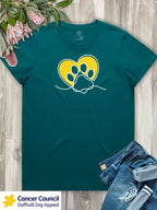 LIMITED EDITION Paw Prints On My Heart Ava Women's Regular Fit Tee