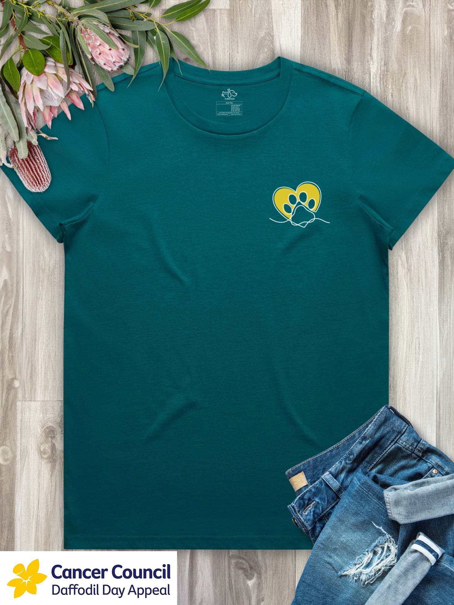 LIMITED EDITION Paw Prints On My Heart Ava Women's Regular Fit Tee