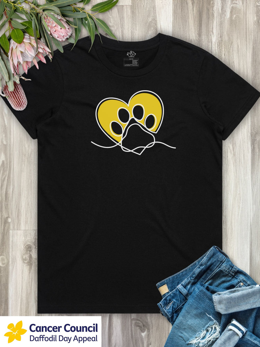 LIMITED EDITION Paw Prints On My Heart Ava Women's Regular Fit Tee