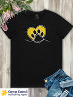 LIMITED EDITION Paw Prints On My Heart Ava Women's Regular Fit Tee