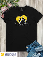 LIMITED EDITION Paw Prints On My Heart Ava Women's Regular Fit Tee