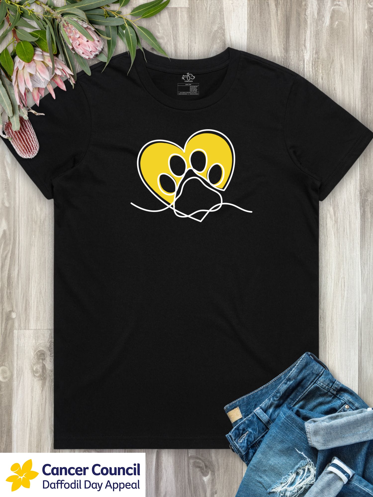 LIMITED EDITION Paw Prints On My Heart Ava Women's Regular Fit Tee