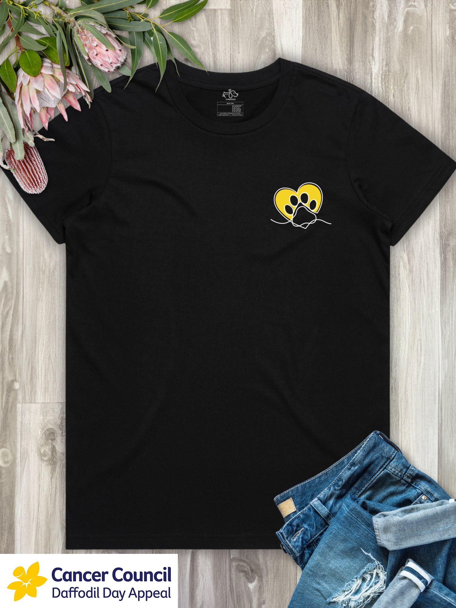 LIMITED EDITION Paw Prints On My Heart Ava Women's Regular Fit Tee