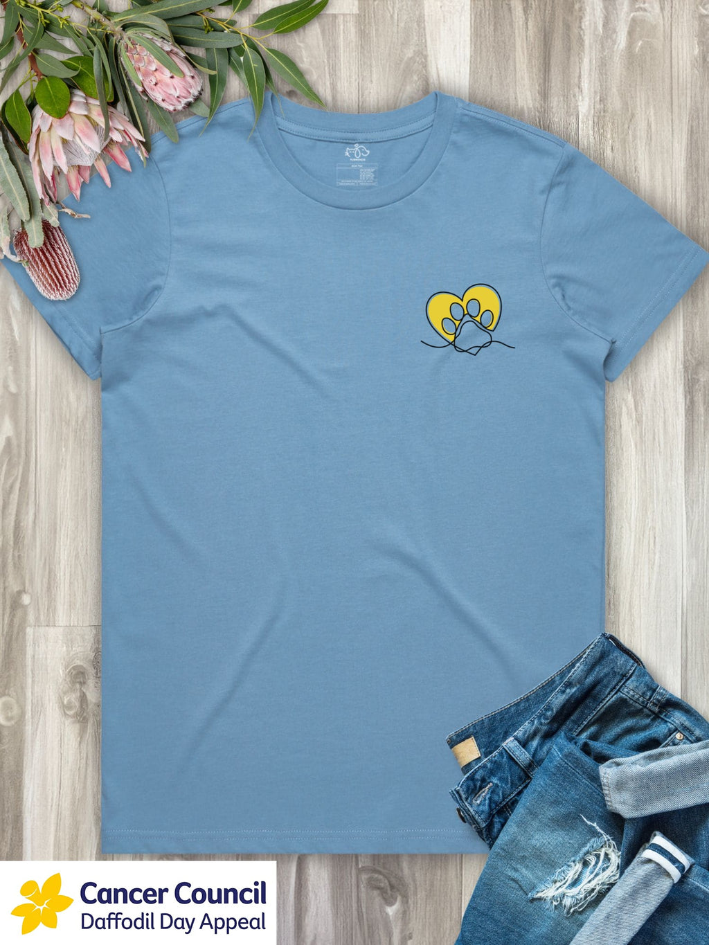 LIMITED EDITION Paw Prints On My Heart Ava Women's Regular Fit Tee
