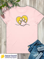 LIMITED EDITION Paw Prints On My Heart Ava Women's Regular Fit Tee