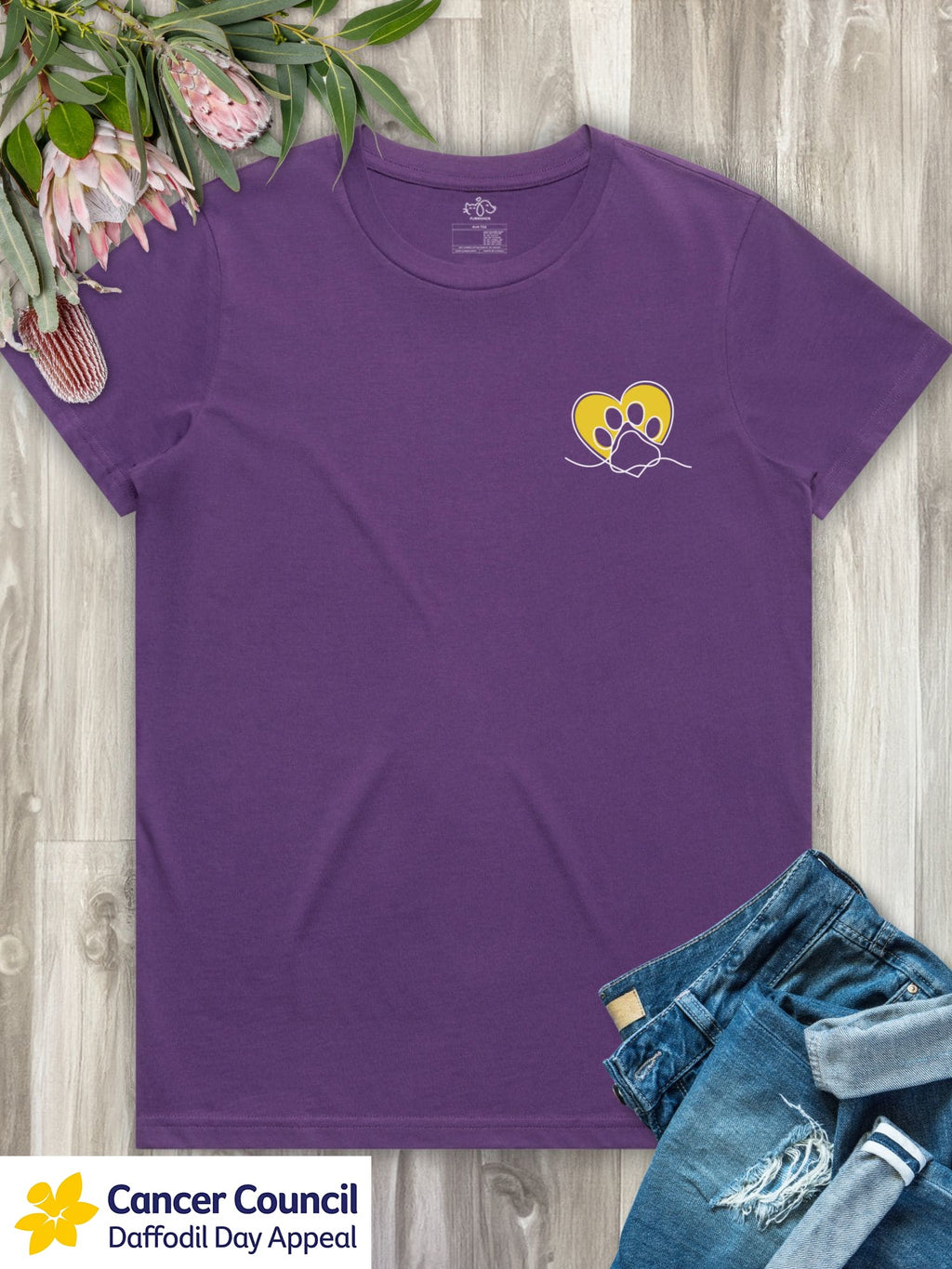 LIMITED EDITION Paw Prints On My Heart Ava Women's Regular Fit Tee