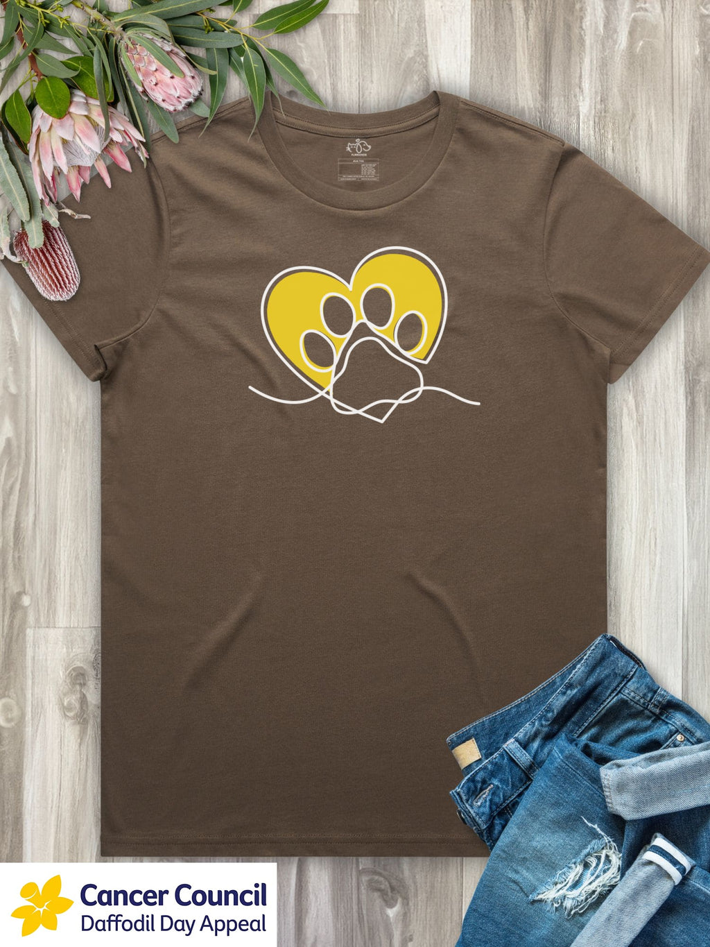 LIMITED EDITION Paw Prints On My Heart Ava Women's Regular Fit Tee