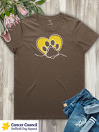 LIMITED EDITION Paw Prints On My Heart Ava Women's Regular Fit Tee