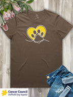 LIMITED EDITION Paw Prints On My Heart Ava Women's Regular Fit Tee