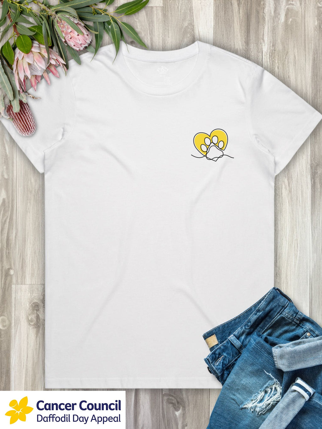 LIMITED EDITION Paw Prints On My Heart Ava Women's Regular Fit Tee