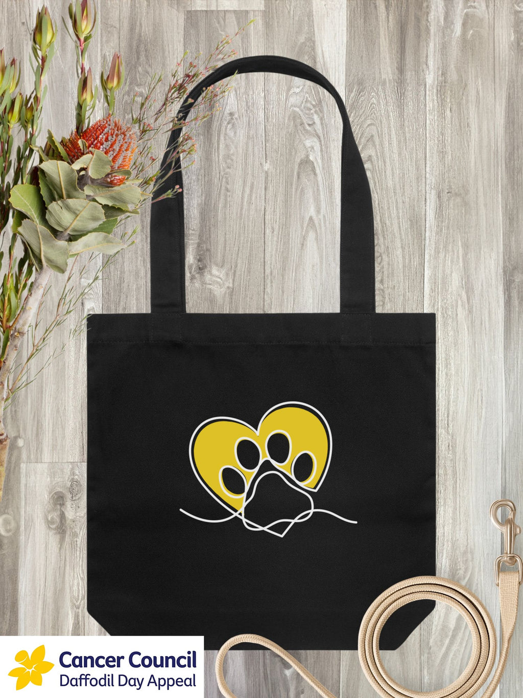 LIMITED EDITION Paw Prints On My Heart Edith Tote