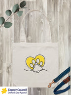 LIMITED EDITION Paw Prints On My Heart Edith Tote