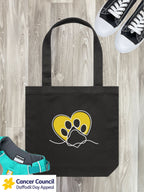 LIMITED EDITION Paw Prints On My Heart Edith Tote