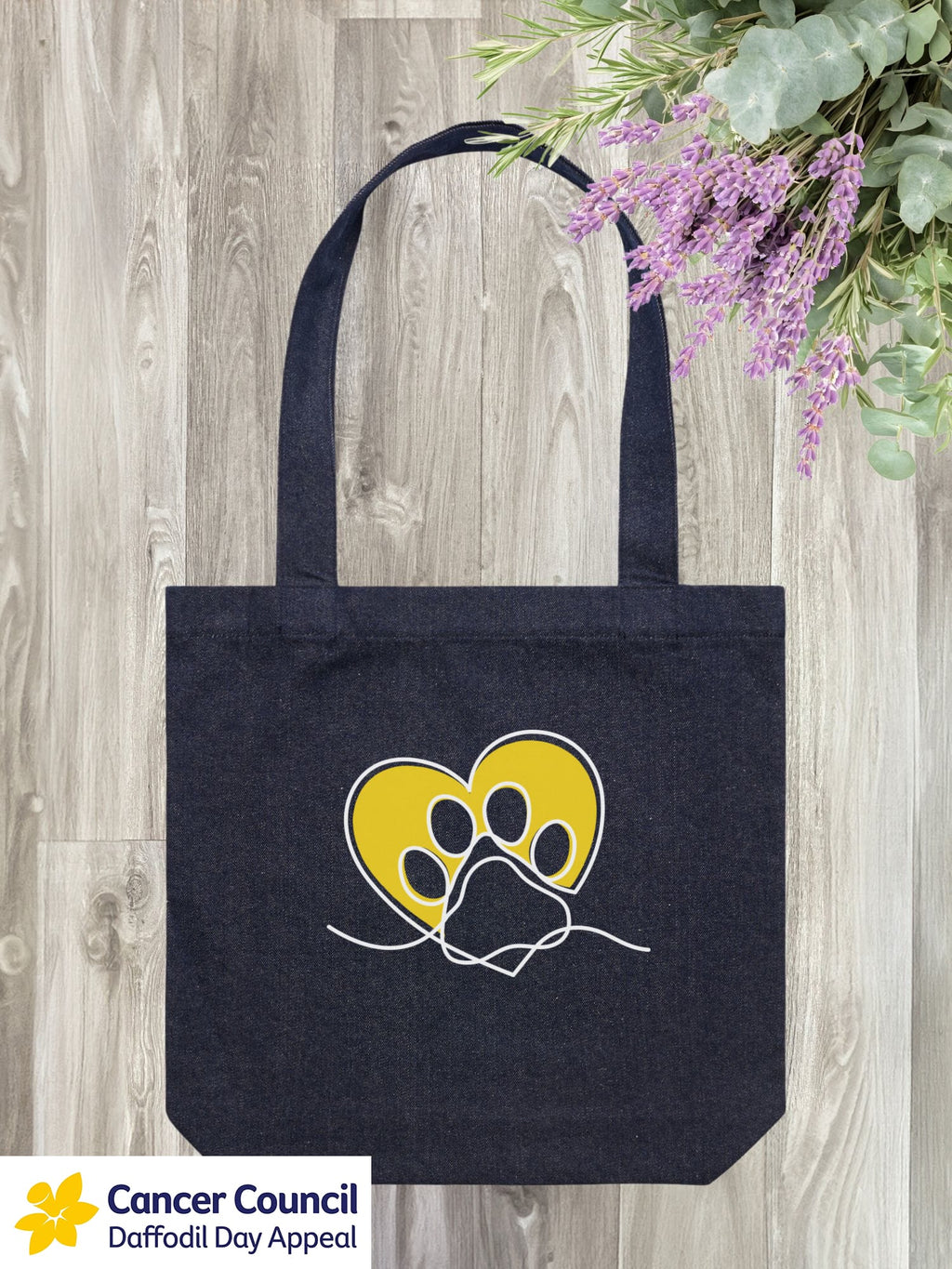 LIMITED EDITION Paw Prints On My Heart Edith Tote