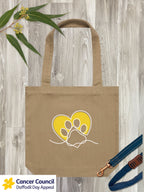 LIMITED EDITION Paw Prints On My Heart Edith Tote