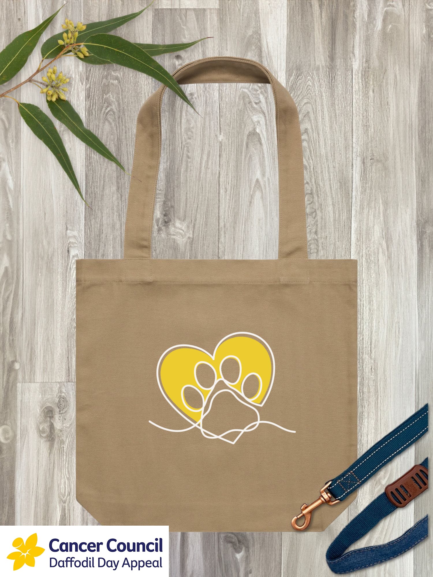 LIMITED EDITION Paw Prints On My Heart Edith Tote