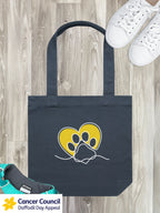 LIMITED EDITION Paw Prints On My Heart Edith Tote