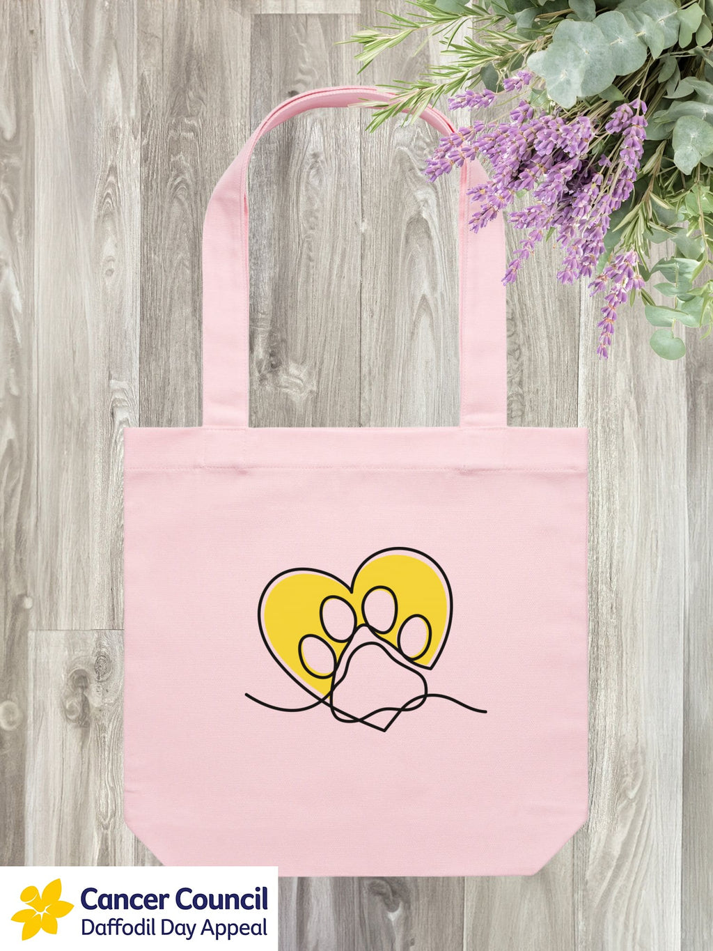LIMITED EDITION Paw Prints On My Heart Edith Tote