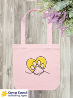 LIMITED EDITION Paw Prints On My Heart Edith Tote