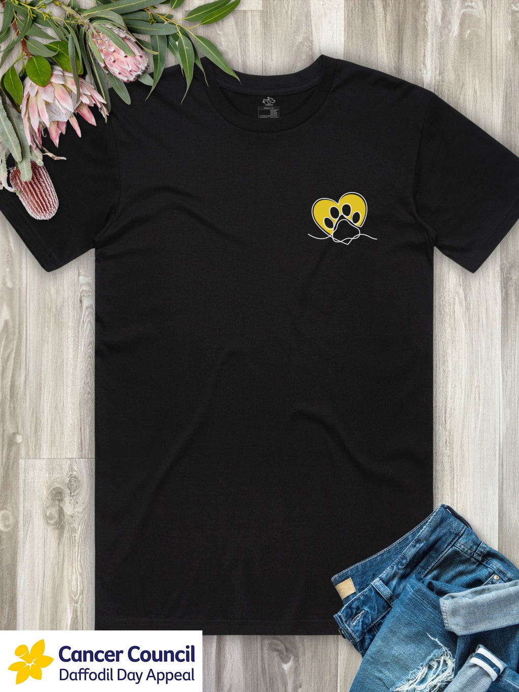 LIMITED EDITION Paw Prints On My Heart Essential Unisex Tee