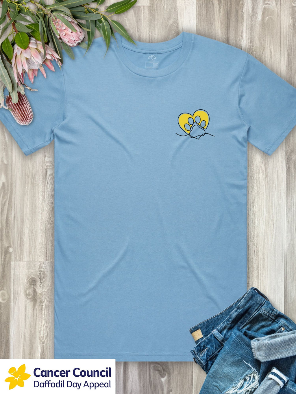LIMITED EDITION Paw Prints On My Heart Essential Unisex Tee