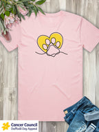 LIMITED EDITION Paw Prints On My Heart Essential Unisex Tee