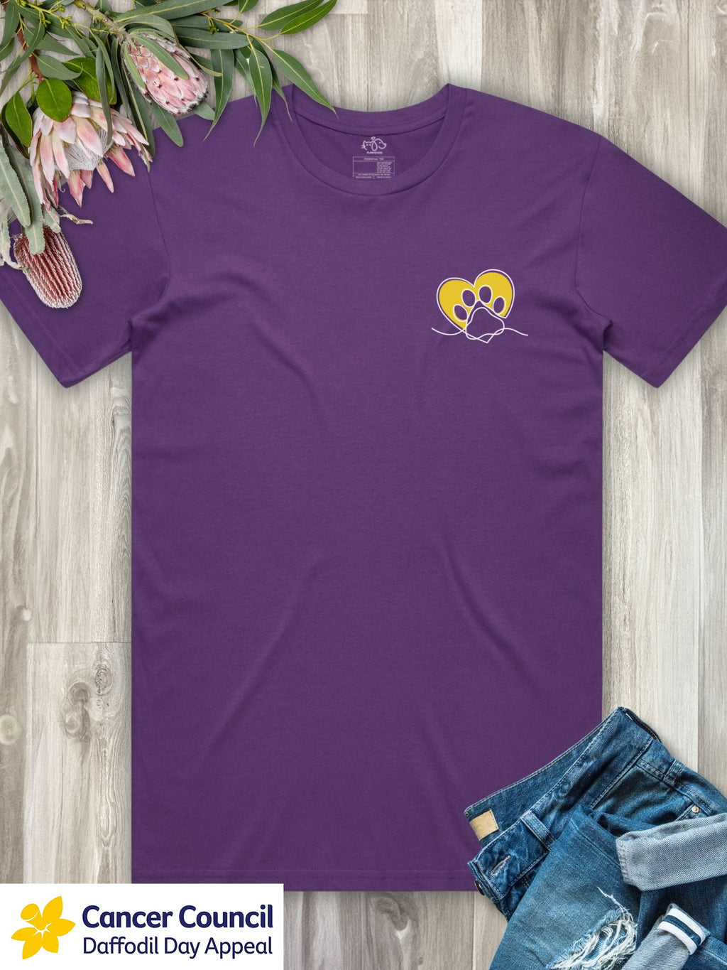 LIMITED EDITION Paw Prints On My Heart Essential Unisex Tee